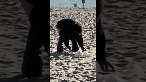 Taking a dump in the sand in front of children and many tourists is now the norm.