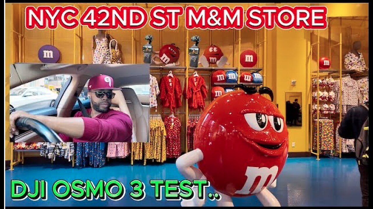 NYC M&M STORE DJI TEST...