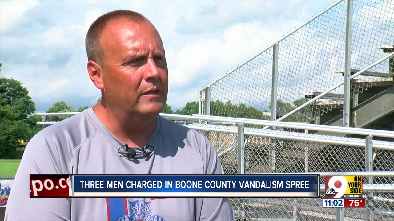 Three charged in Boone County vandalism spree