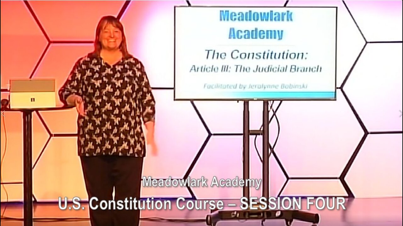 U.S. Constitution class #4 -- Article 3: The Judicial Branch, PLUS the Articles of Confederation