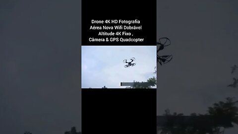 Drone 4K HD Fotografia Aérea Nova Wifi Dobrável Altitude 4K Fixo , Câmera & GPS #inovação #drone