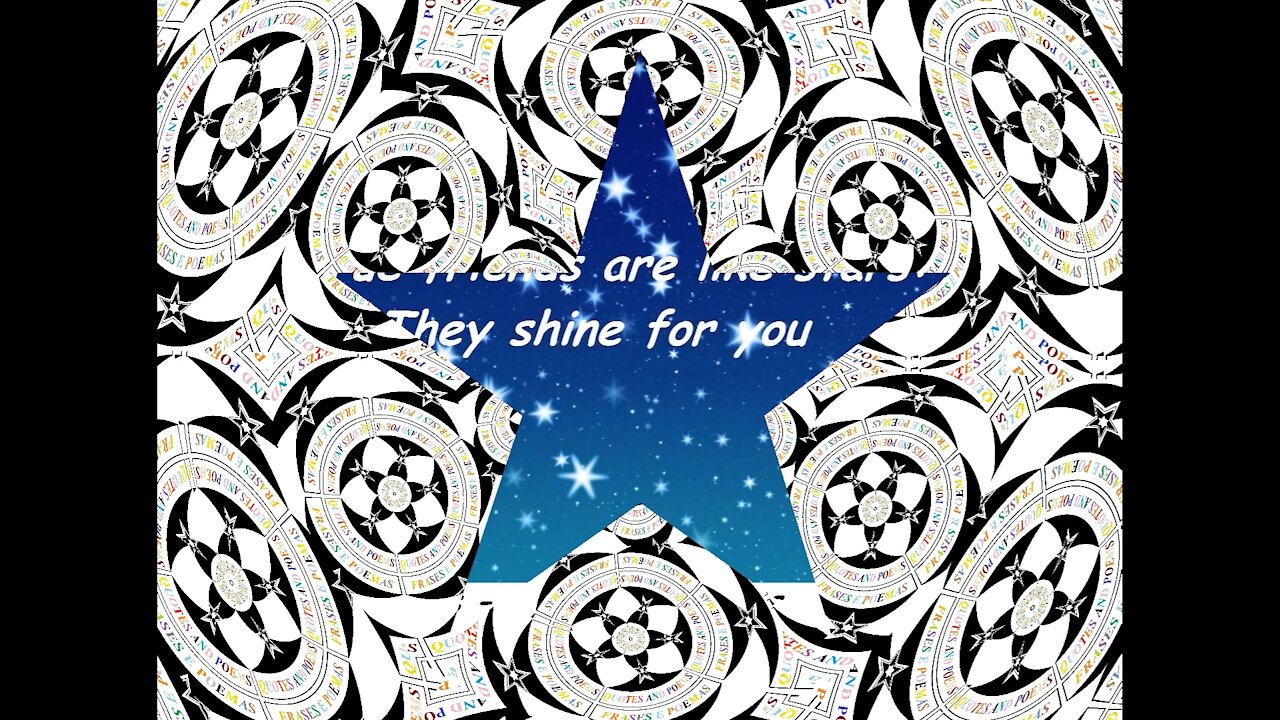 True friends are like stars [Quotes and Poems]