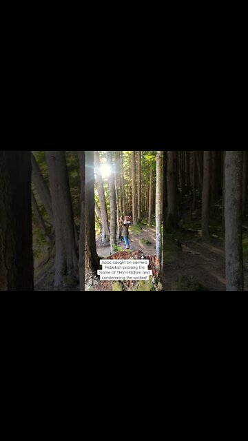 Rebekah Praying in the Woods — Caught on Camera!