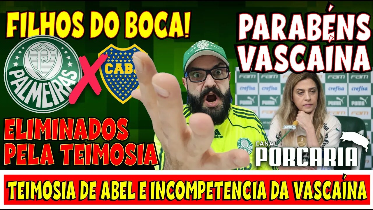 💥ELIMINADOS!💥 TEIMOSIA DE ABEL E INCOMPETÊNCIA DA VASCAÍNA ACABAM COM O SONHO DO TETRA