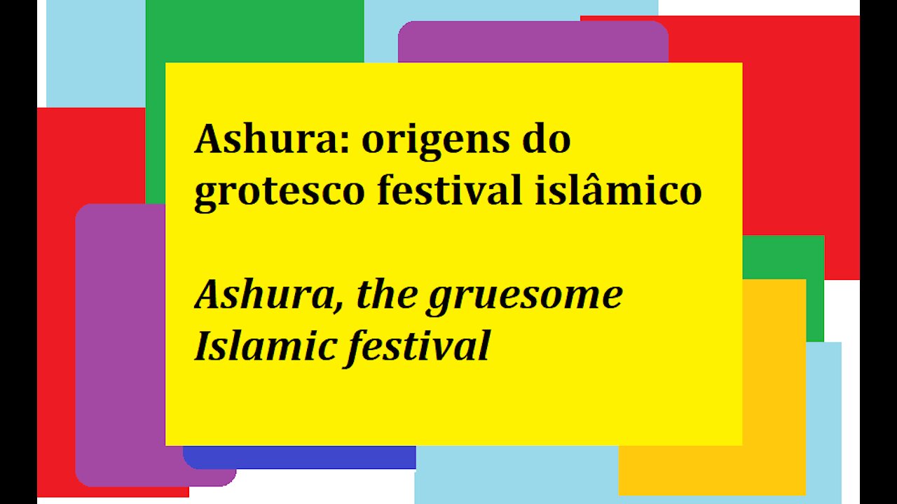 Ashura: origens do grotesco festival islâmico