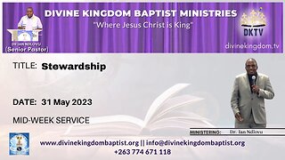 Stewardship | Dr. Ian Ndlovu [31 May 2023]