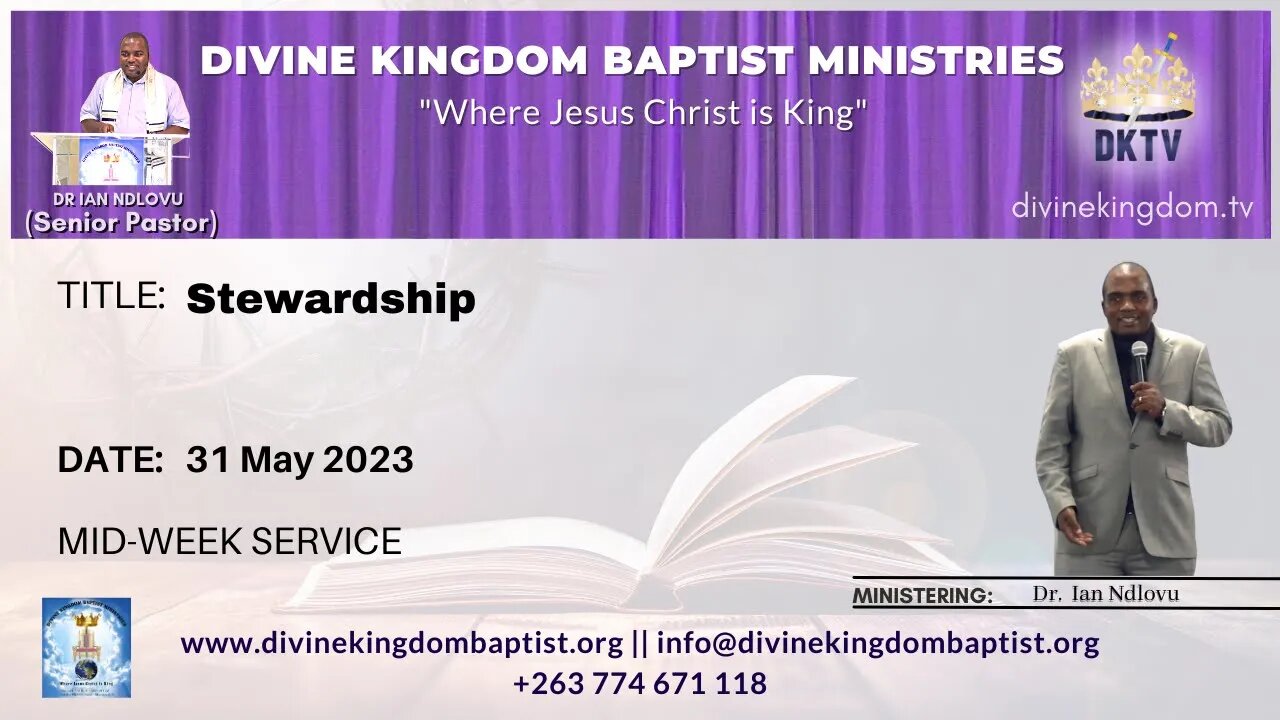 Stewardship | Dr. Ian Ndlovu [31 May 2023]