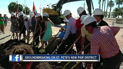 Crews break ground on the St. Pete Pier