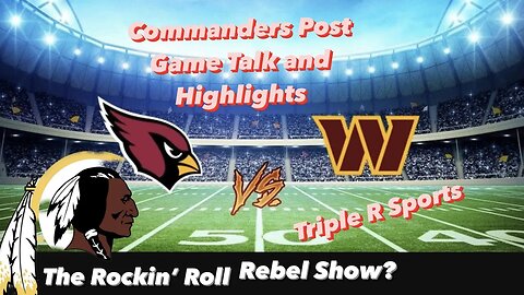 The Washington Commanders Highlights and Post Game Talk Week 1. #HTTR