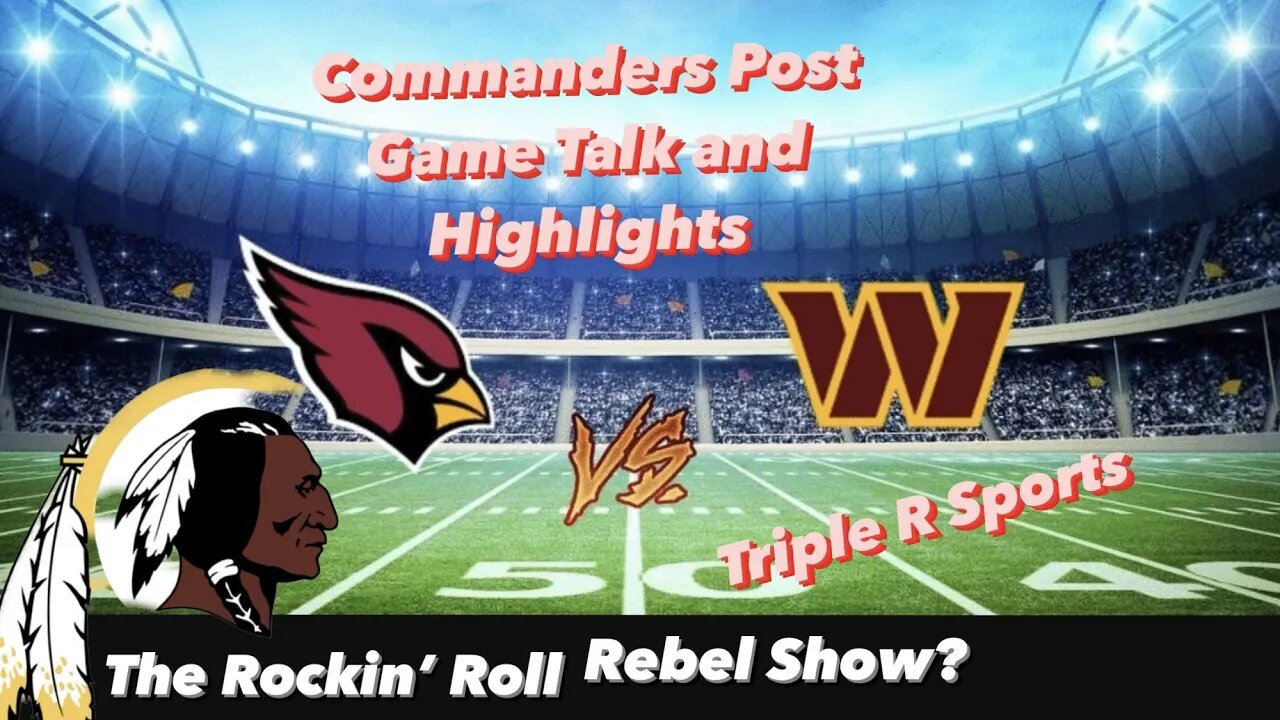 The Washington Commanders Highlights and Post Game Talk Week 1. #HTTR