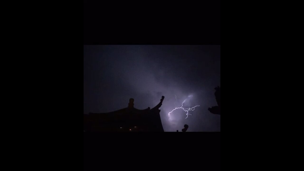 Lightning show at Disney World