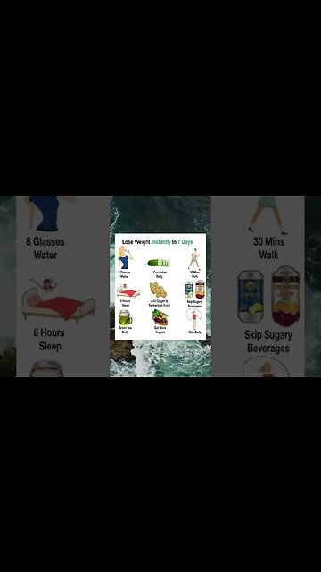 Healthy Way To Lose Weight Fast With These 7 Tips | How To Lose Weight Safely And Naturally #shorts