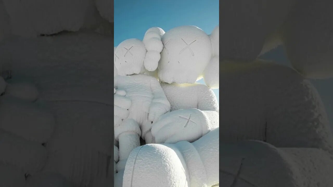 KAWS HEADS at Changbai Mountain China