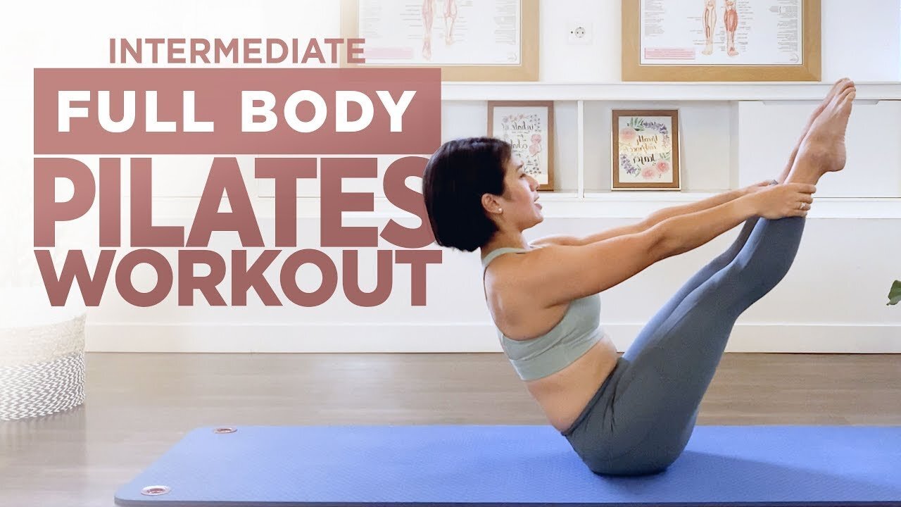 Full Body Intermediate Pilates Mat Workout - 25 minute at home class