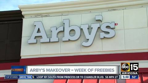 Arby's store offering free food in Phoenix