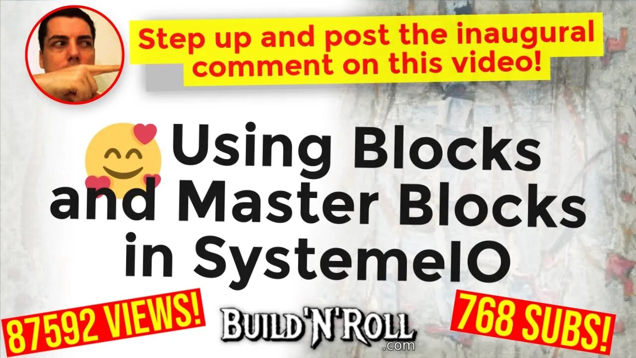 🥰 Using Blocks and Master Blocks in SystemeIO