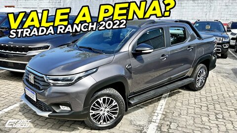 NOVA FIAT STRADA RANCH 1.3 FLEX AUTOMÁTICA 2022 É MELHOR OPÇÃO QUE FIAT TORO DE ENTRADA?