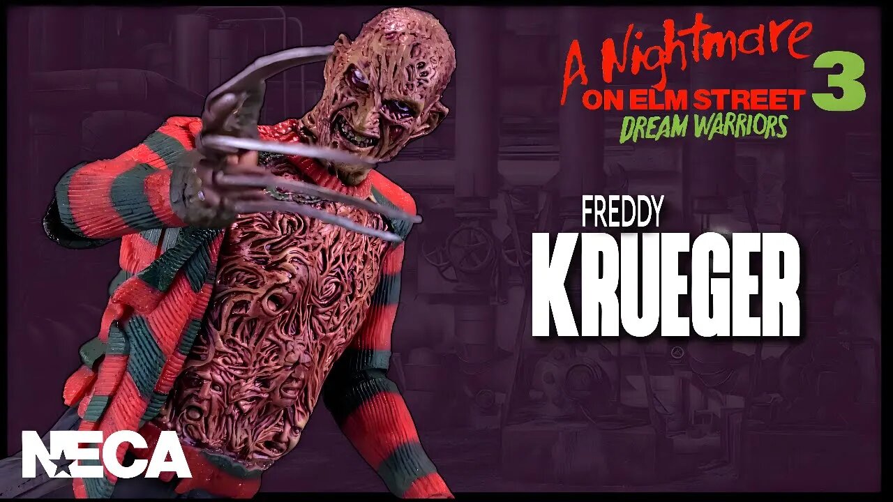 NECA A Nightmare on Elm Street Part 3 The Dream Warriors Reissue Freddy Krueger @TheReviewSpot