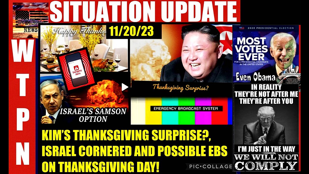SITUATION UPDATE 11/20/23 (related info and links in description)