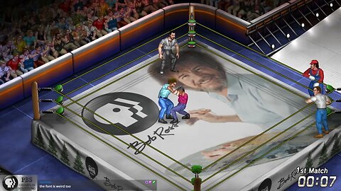 PBS Champion Wrestling 2022 - Bob Ross Happy Little Handicap Match