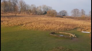Shout out to a dude . At Danebury hill. And iron age fort uk