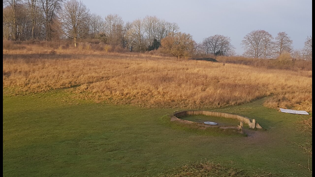 Shout out to a dude . At Danebury hill. And iron age fort uk