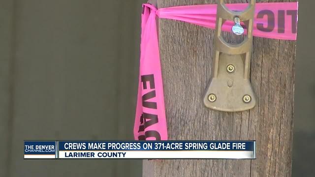 Spring Glade Fire: Crews make progress on 371-acre blaze burning in Larimer County