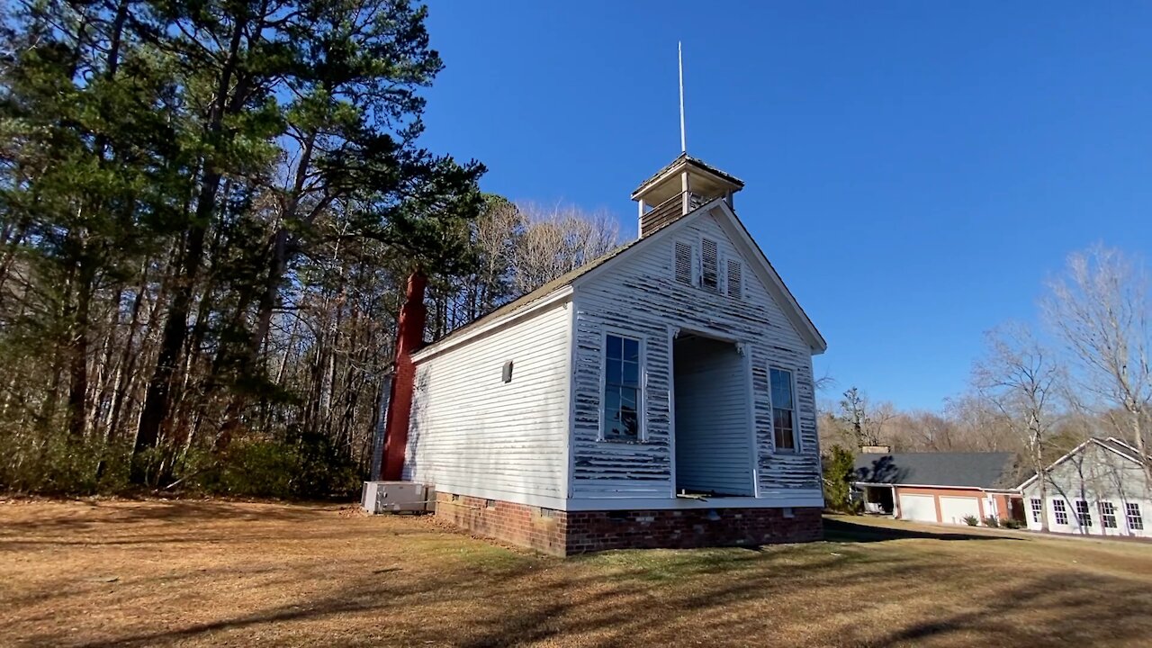 The One Room Oakdale School House in Jamestown, NC - America