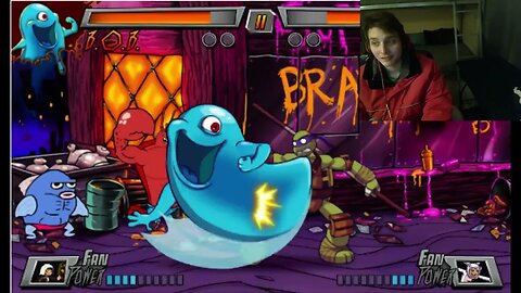 Donatello VS B.O.B. The Monster In A Nickelodeon Super Brawl 3 Battle With Live Commentary