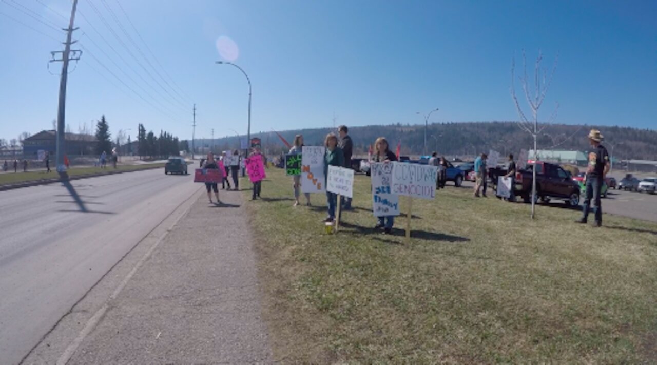 FREEDOM RALLY, Prince George, British Columbia, Canada