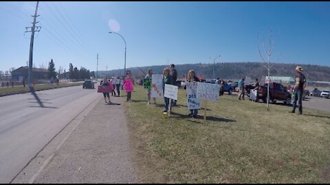 FREEDOM RALLY, Prince George, British Columbia, Canada