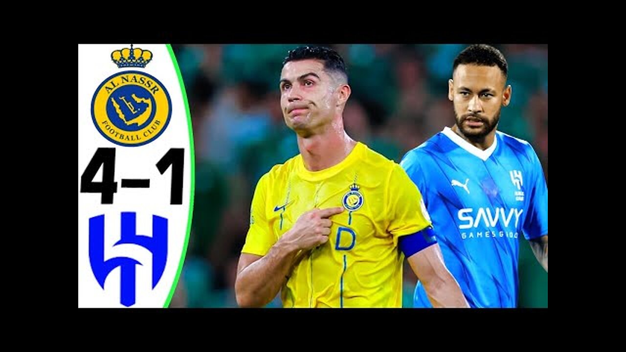 ملخص مباراة النصر 1 - 1 الهلال | دوري روشن السعودي 23/24 | الجولة 32 AlNassr Vs Al Hilal highlight