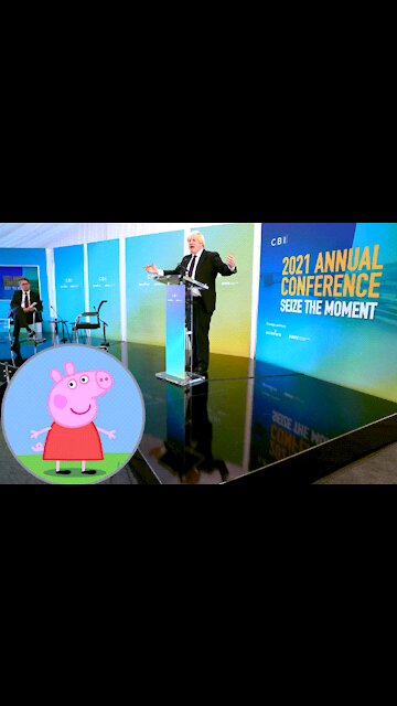 BoJo with Peppa Pig remarks