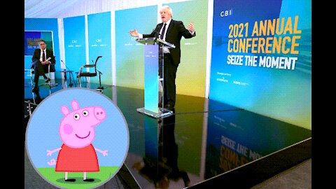 BoJo with Peppa Pig remarks