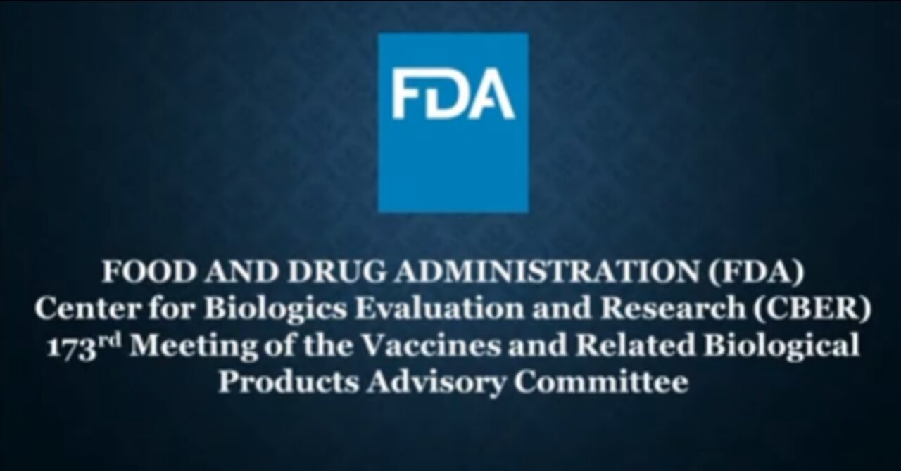 PART 1: FDA-Vaccines and Related Biological Products Advisory Committee