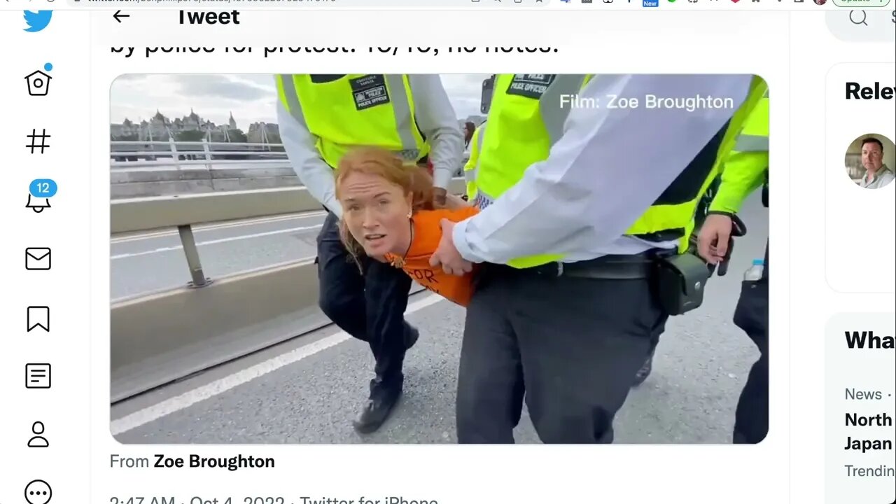 🟨 如何在被警察抬走時 接受媒體採訪 🟨