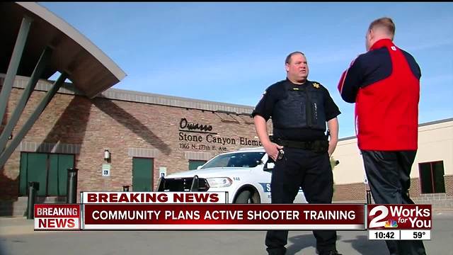 Oklahoma deputies show vigilance after Florida shooting