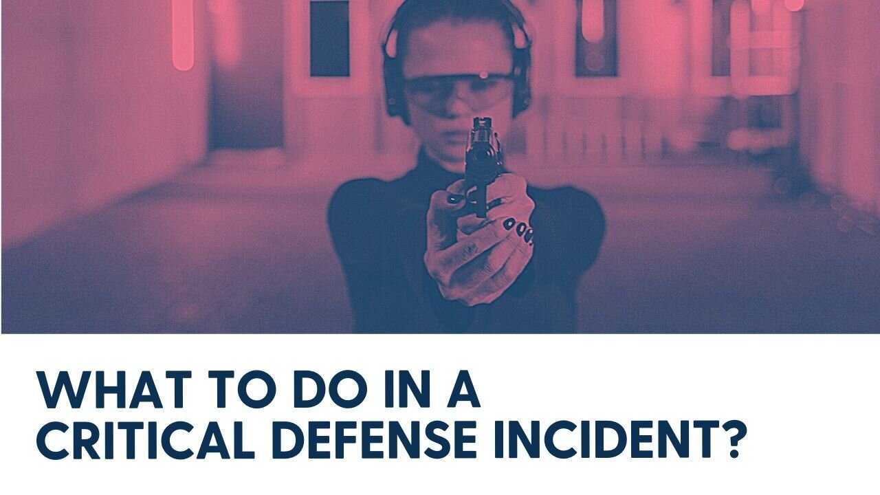 What to do in a critical defense incident?