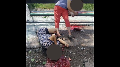 Aftermath of today's shelling of Donetsk by Ukraine.