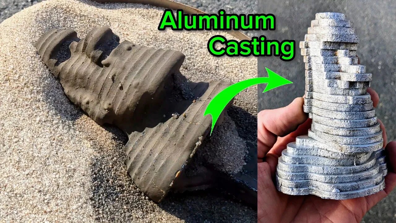 Making an Aluminum Statue - Metal Moai Statue (Metal Casting)