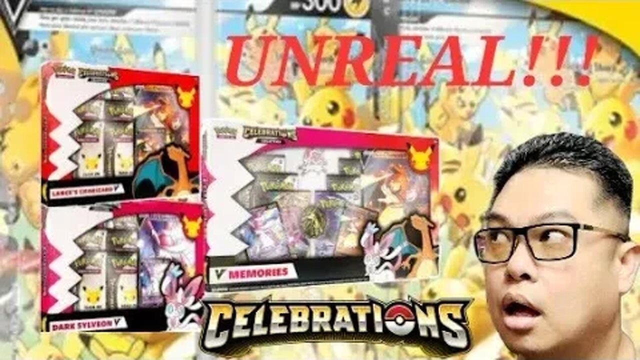 Witness the Spectacular: Unboxing a Pokémon Celebrations VBOX Set! UNREAL ENDING!