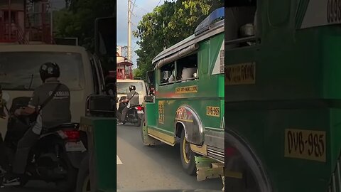 Green Jeepney Busy Time #shorts #short #shortvideo #shortsvideo #travel