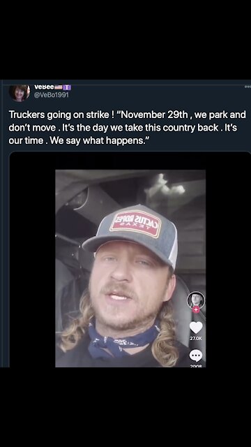 TRUCKER STRIKE NOVEMBER 29?