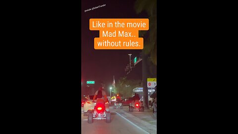 Like in the movie Mad Max.. without rules #florida #floridalife #police