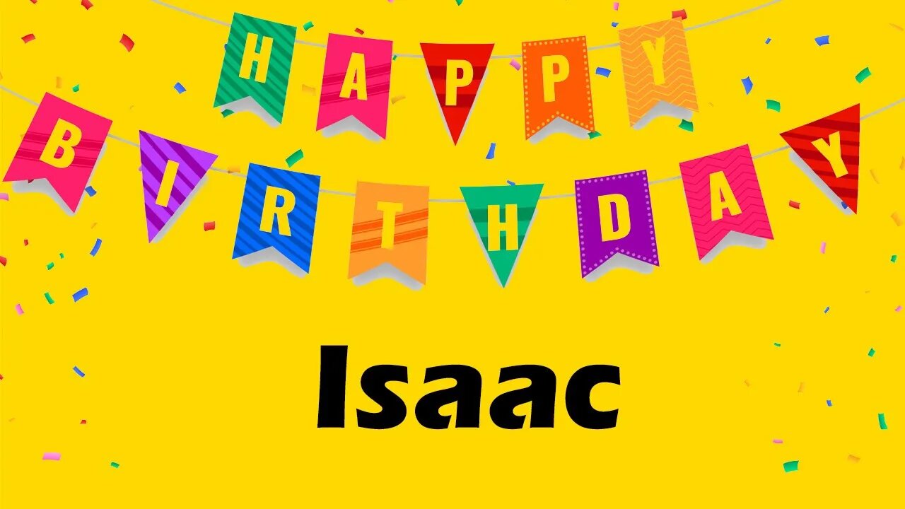 Happy Birthday to Isaac - Birthday Wish From Birthday Bash