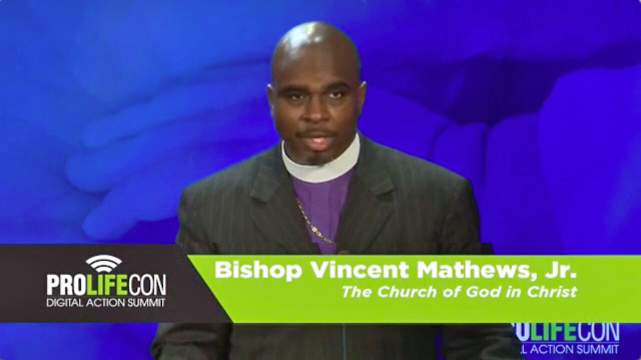 ProLifeCon Digital Action Summit 2017 || Bishop Vincent Vincent Mathews, Jr.