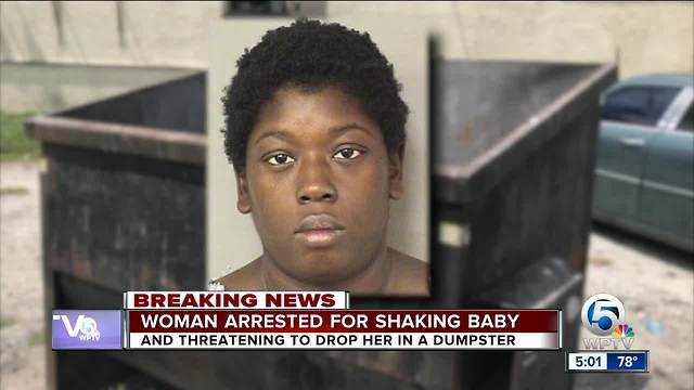 Woman accused of trying to throw one-month-old baby in garbage dumpster in Belle Glade