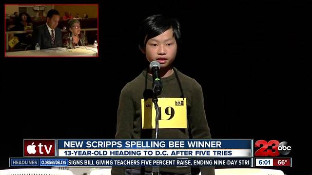 This 13-year-old is going to the Scripps National Spelling Bee