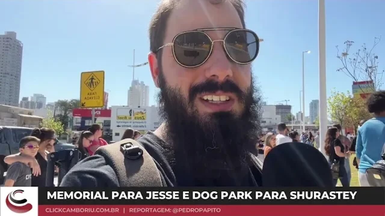 Dog park SHURASTEY e memorial para JESSE são inaugurados em Balneário Camboriú