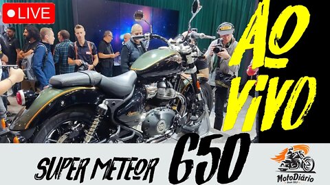 AO VIVO - LANÇAMENTO da NOVA SUPER METEOR 650